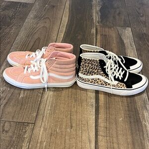 Pink and Leopard Vans